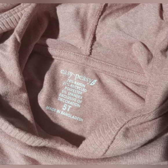 Little Girls NWOT Bundle Of 3 - Hoodie, Graphic Tee, & Sweatpants - Picture 4 of 7